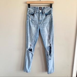 BDG • distressed twig high rise skinny jeans 28